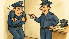 Vtip: Policajt na stanici: Je mi zima…