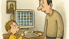 Vtip: Tati, co jsou to ikony?