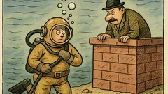 Vtip: Víte, jaká je hlavní zásada potápění?