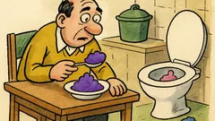 Vtip: Když to sníš, je fialové...