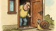 Vtip: Na dveře zaklepe slimák...