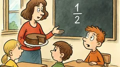 Vtip: Učitelka učí děti zlomky…