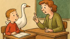 Vtip: Co nám dává husa, Pepíčku?