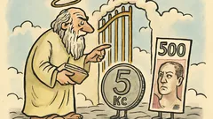 Vtip: Před nebeskou bránou stojí pětistovka