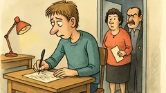 Vtip: Student píše matce o zkouškách…