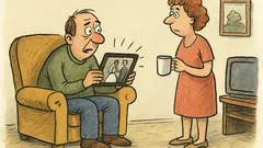 Vtip: Muž se dívá na video…