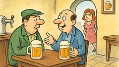 Vtip: Baví se dva kamarádi v hospodě…