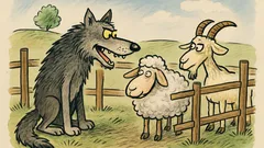 Vtip: Jak nažrat vlka a zachránit kozu?