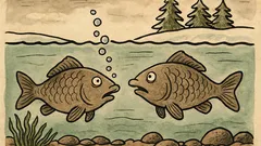 Vtip: Baví se dva kapři...