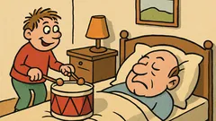 Vtip: Pepíček chce buben od táty