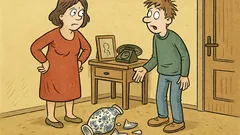 Vtip: Mami, pamatuješ si tu vázu?