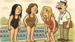 Vtip: Blondýna, bruneta a černovláska na prsa