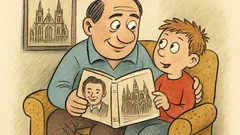 Vtip: Tatínek ukáže gotiku, Pepíček slyší Gott