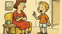 Vtip: Přijde Pepíček domů a hlásí