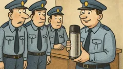 Vtip: Policajt přinese termosku do práce