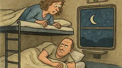 Vtip: Žena a muž v kupé lůžkovém