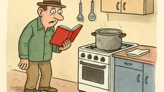 Vtip: Koupil jsem kuchařku. Proč nevařím?