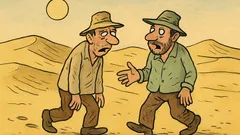 Vtip: Jdou dva ztracení lidé po poušti…