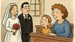 Vtip: Mami, proč má nevěsta bílé šaty?