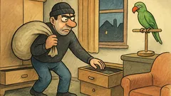 Vtip: Lupič v bytě uslyší „Ježíš tě sleduje“