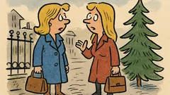 Vtip: Povídají si dvě blondýny o Vánocích