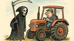 Vtip: Víte, proč chodí Smrtka s kosou?