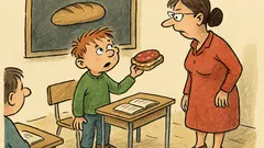 Vtip: „Pepíčku, skloňuj slovo chléb.“