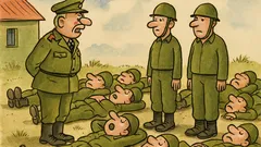 Vtip: Generál slibuje dovolenou nejlínějším