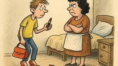 Vtip: Mami, můžu si vzít podpatky?