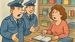 Vtip: Přijde policajt do papírnictví…