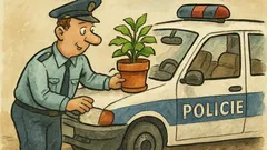Vtip: Proč vozí policajti v autě květináč?