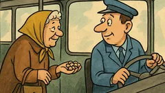 Vtip: Nastoupí babička do autobusu…