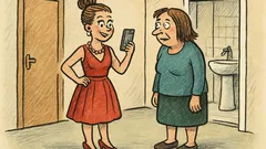 Vtip: Kam jdeš tak vyparáděná, dceruško?