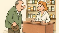 Vtip: Přijde pán do lékárny...