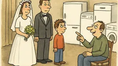 Vtip: Syn se ptá otce na šaty