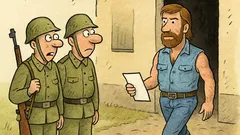 Vtip: Chuck Norris nese kapitulaci nepříteli...