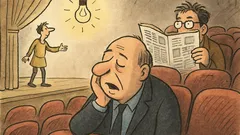 Vtip: Na nudné premiéře někdo křikne…