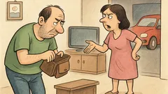 Vtip: Manželka: Přestaň říkat „moje“!