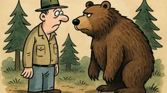 Vtip: Co dělat, když potkáte medvěda?