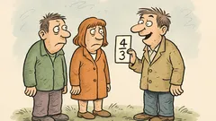 Vtip: 4/3 lidí nikdy nepochopí zlomky