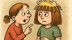 Vtip: Hádej, co to je na hlavě?