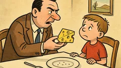 Vtip: Táta podává Pepíčkovi ementál…