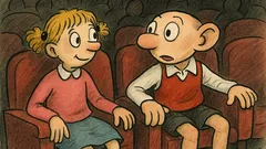 Vtip: Hurvínek s Máničkou v kině…