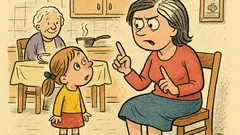 Vtip: Dcerka se ptá: proč máš bílé vlasy?