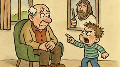 Vtip: Pepíček se zlobí na dědečka…