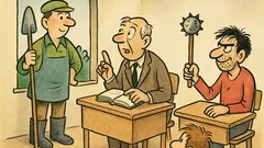 Vtip: Ptá se učitel: A o sady?