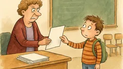 Vtip: Paní učitelka zadá tisíc slov