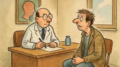 Vtip: Na příjmu na psychiatrii se ptá…