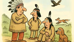 Vtip: Náčelníku, proč se jmenuje Běžící liška?