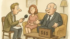 Vtip: Reportér se ptá milionáře na miliony